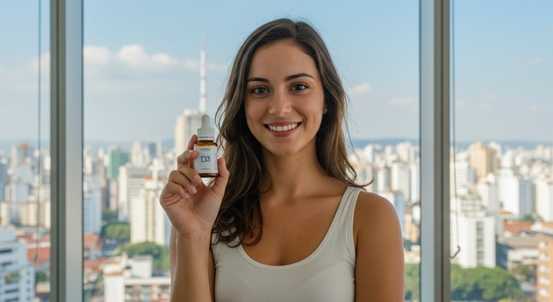 Leia mais sobre o artigo Vitamina D: sol, suplemento ou comida? a verdade sobre a melhor fonte para sua saúde