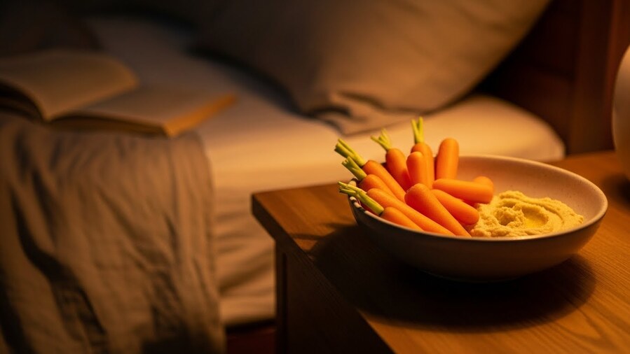 No momento, você está visualizando Comer Minicenouras Antes de Dormir Ajuda a Dormir Melhor? A Ciência por Trás do Snack Noturno